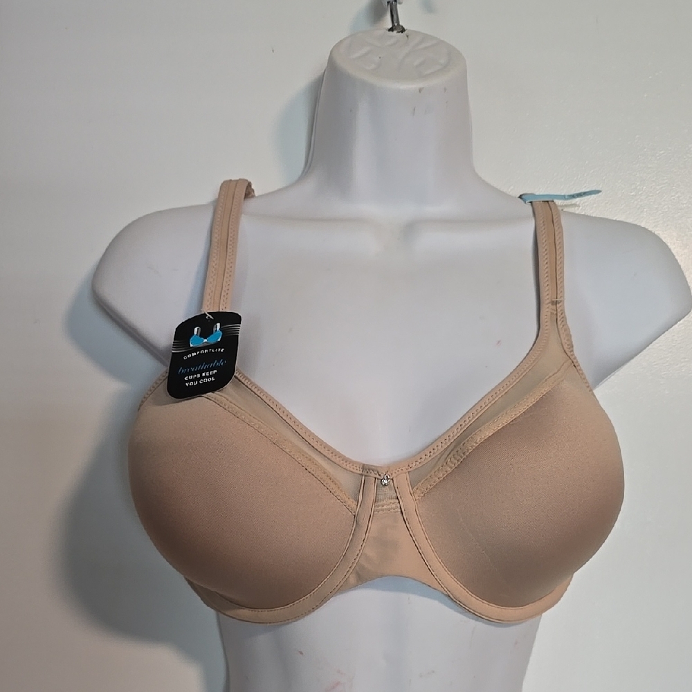 BALI Comfortlite Beige Underwrite Bra Sz 38C NWT